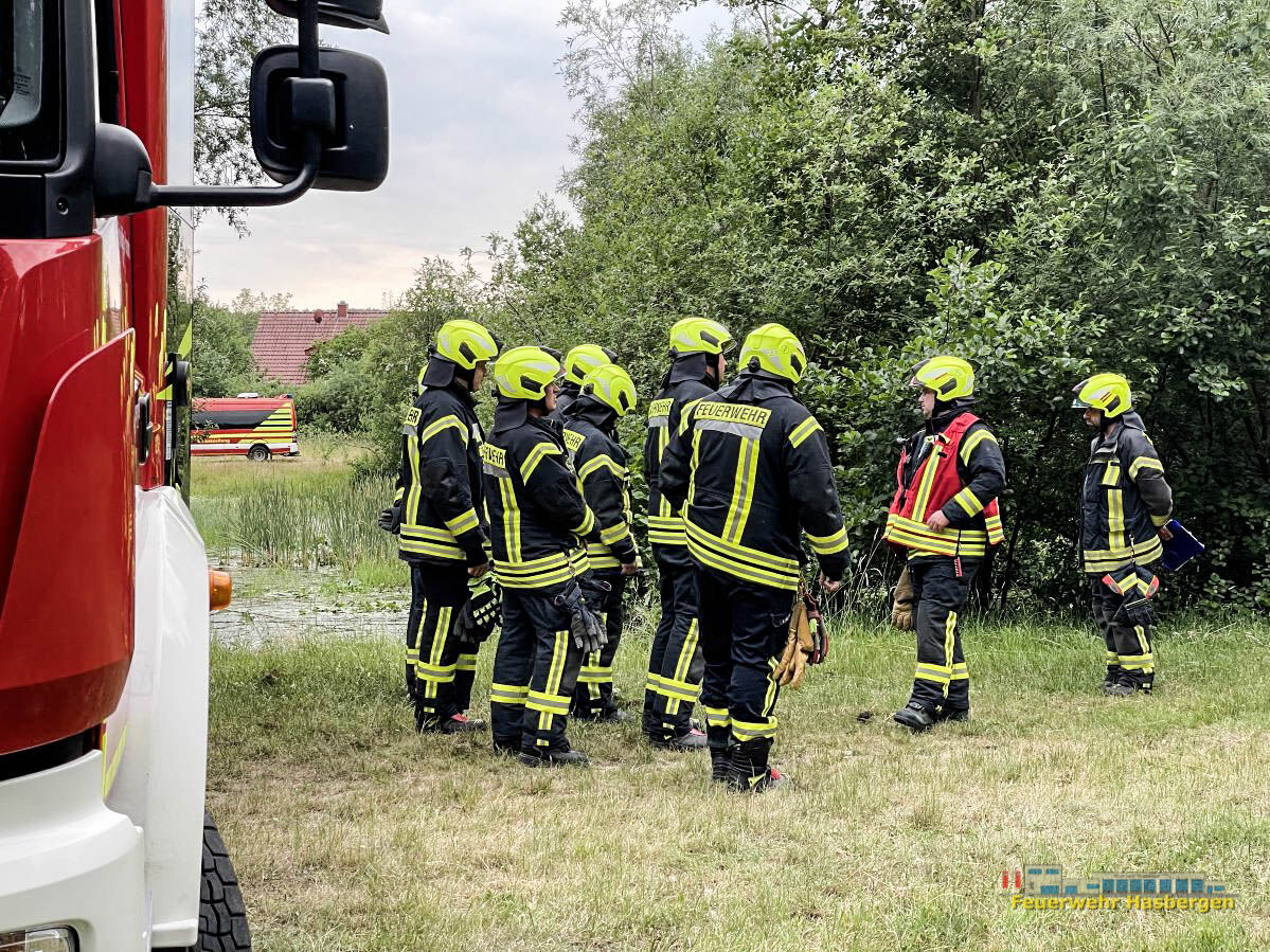 Bung Vegetationsbrand Freiwillige Feuerwehr Hasbergen